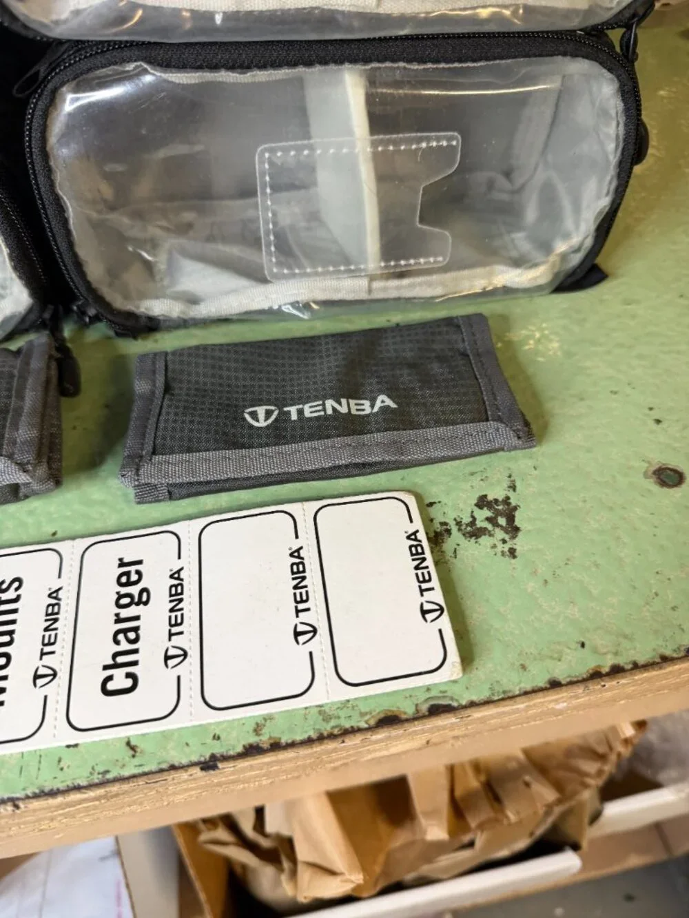 Tenba Tools Organizer Lot - 4 Clear Pouches, 1 Battery Wallet, 1 Media Wallet